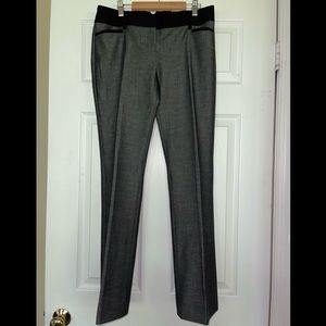 Gray and Black Express Columnist Dress Pants